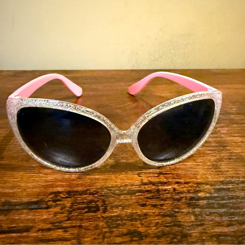 Target Toddler Girls Pink and Silver Cat Eye Sunglasses